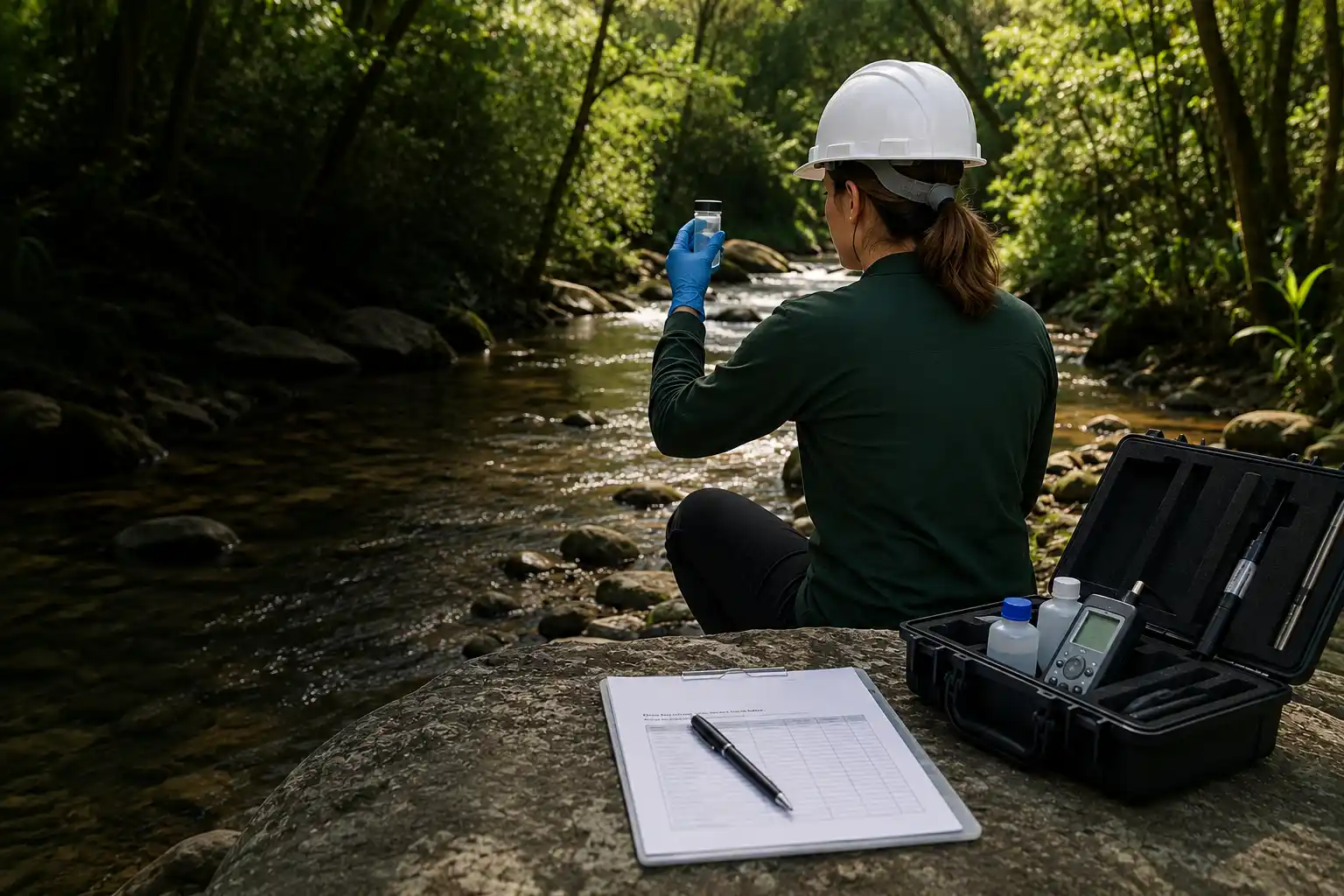 Medição técnica de ruído ambiental em campo